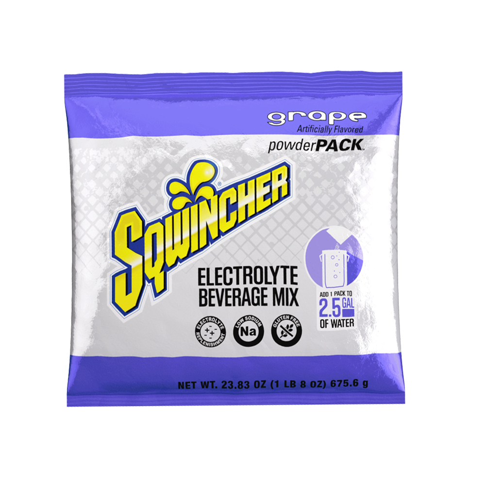 SQWINCHER 2.5 GAL MIX GRAPE - Powder Packs